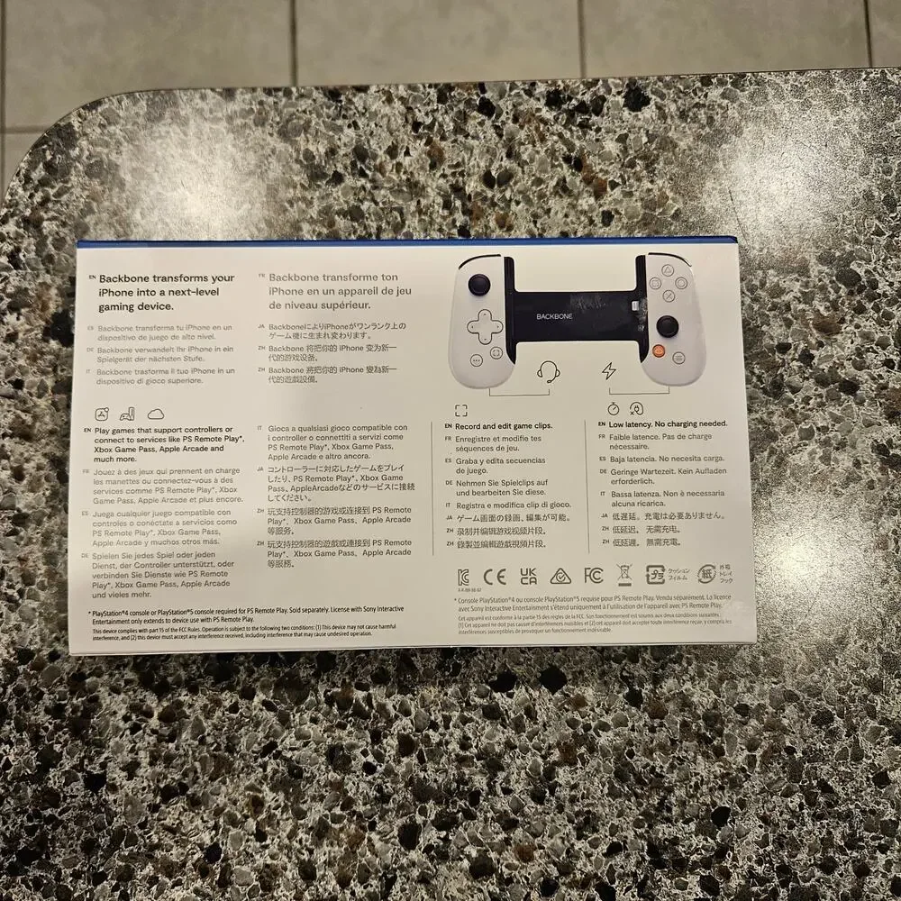 Backbone One PlayStation Edition Mobile Gaming Controller for iPhone White